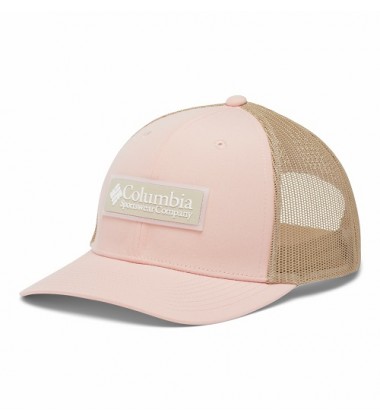 Columbia moteriška vasaros kepurė Mesh™ Snap Back Hat. Spalva šviesiai koralinė / šviesiai ruda